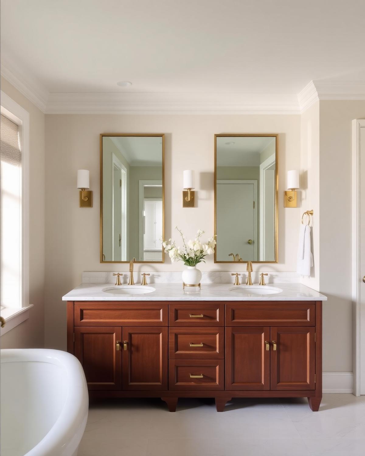 Cherry Double Vanity